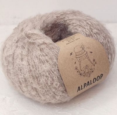 Пряжа INCA TOPS ALPALOOP (07, теплый бежевый) Состав: 89% альпака суперфайн, 11 % полиамид; 50г/250м