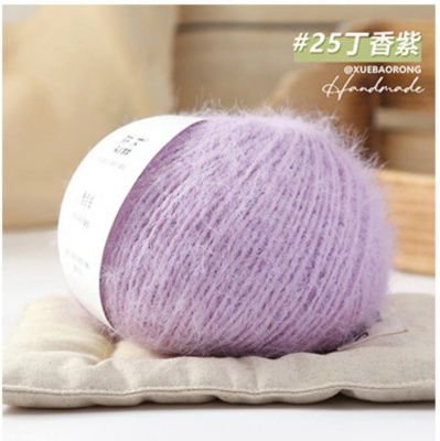 Пряжа Fansen Snow Velvet (25); Состав: 38% шерсть, 40% нейлон, 22% акрил; 100г/260м